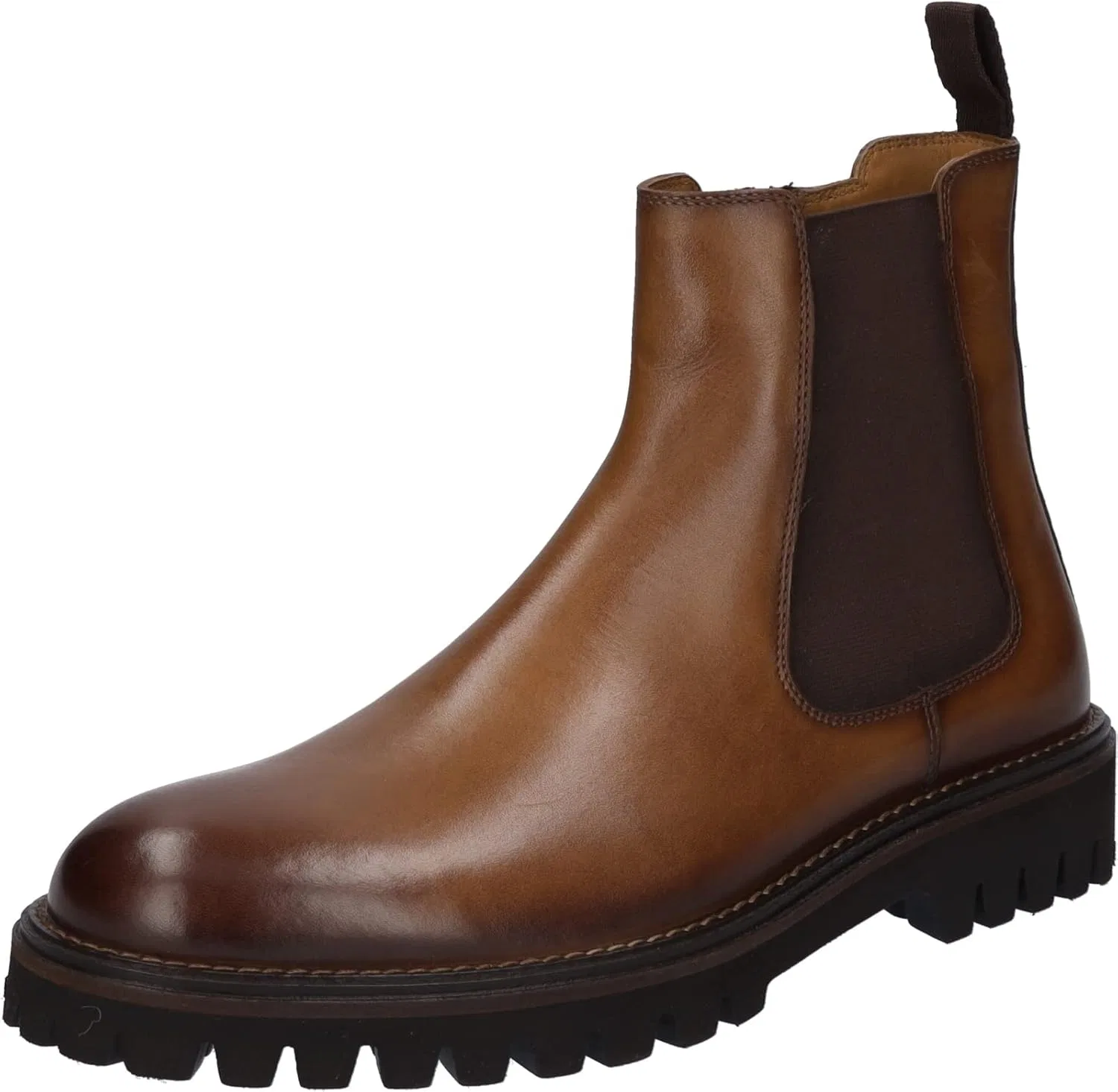Мужские ботинки челси Josef Seibel Romed 02, ширина G (стандартная), сменная стелька, Brown Cognac