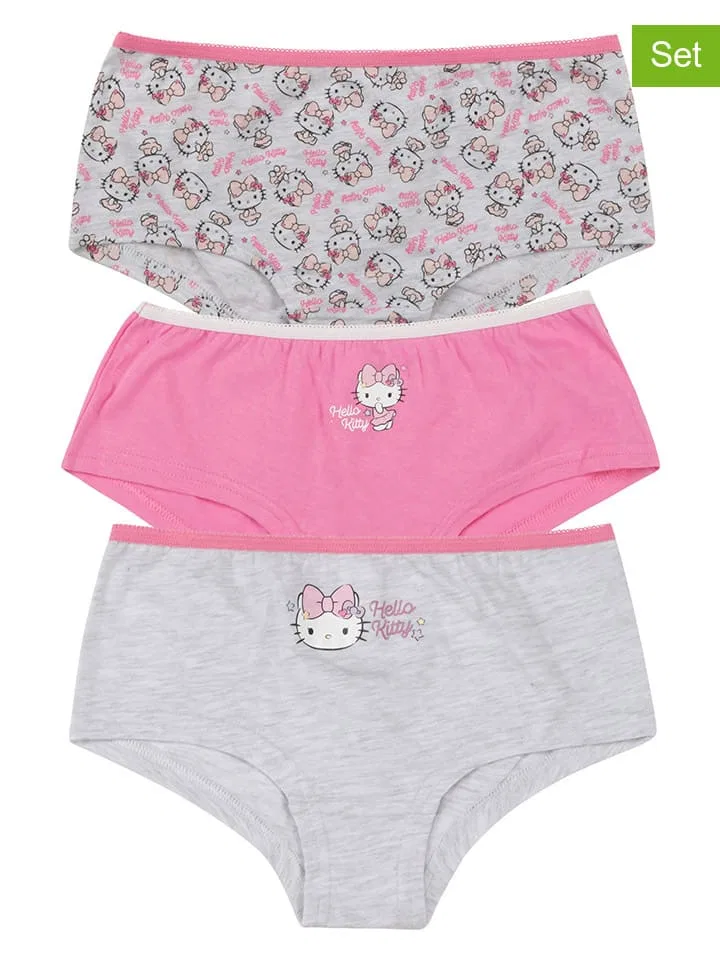Трусы Hello Kitty, розовый/серый