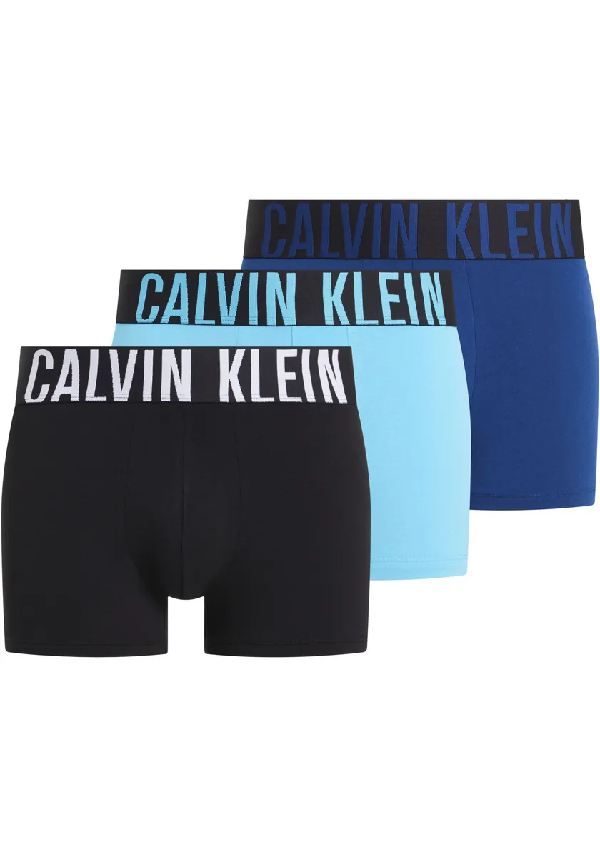 

Calvin Klein Underwear Трусы "TRUNK 3PK" (упаковка, 3 шт., 3 шт.), с поясом с логотипом, синий