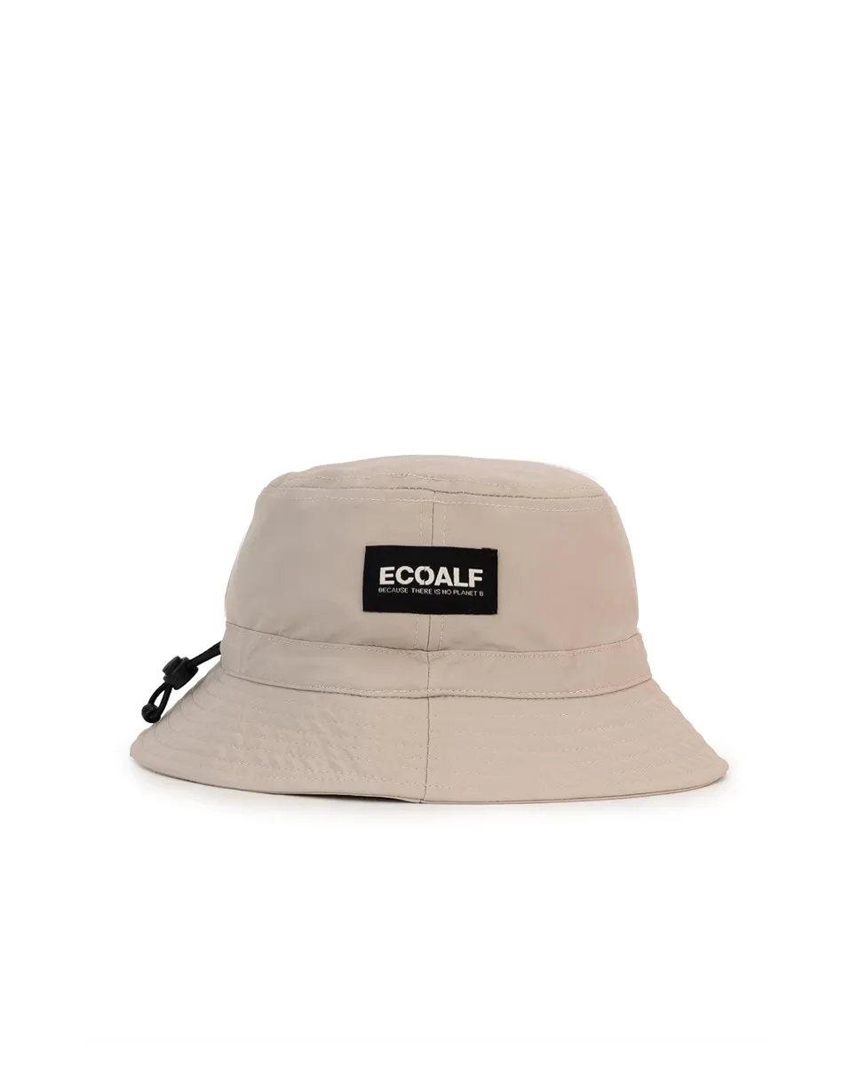 

Черная кепка из переработанного полиэстера для защиты от дождя Ecoalf, бежевый