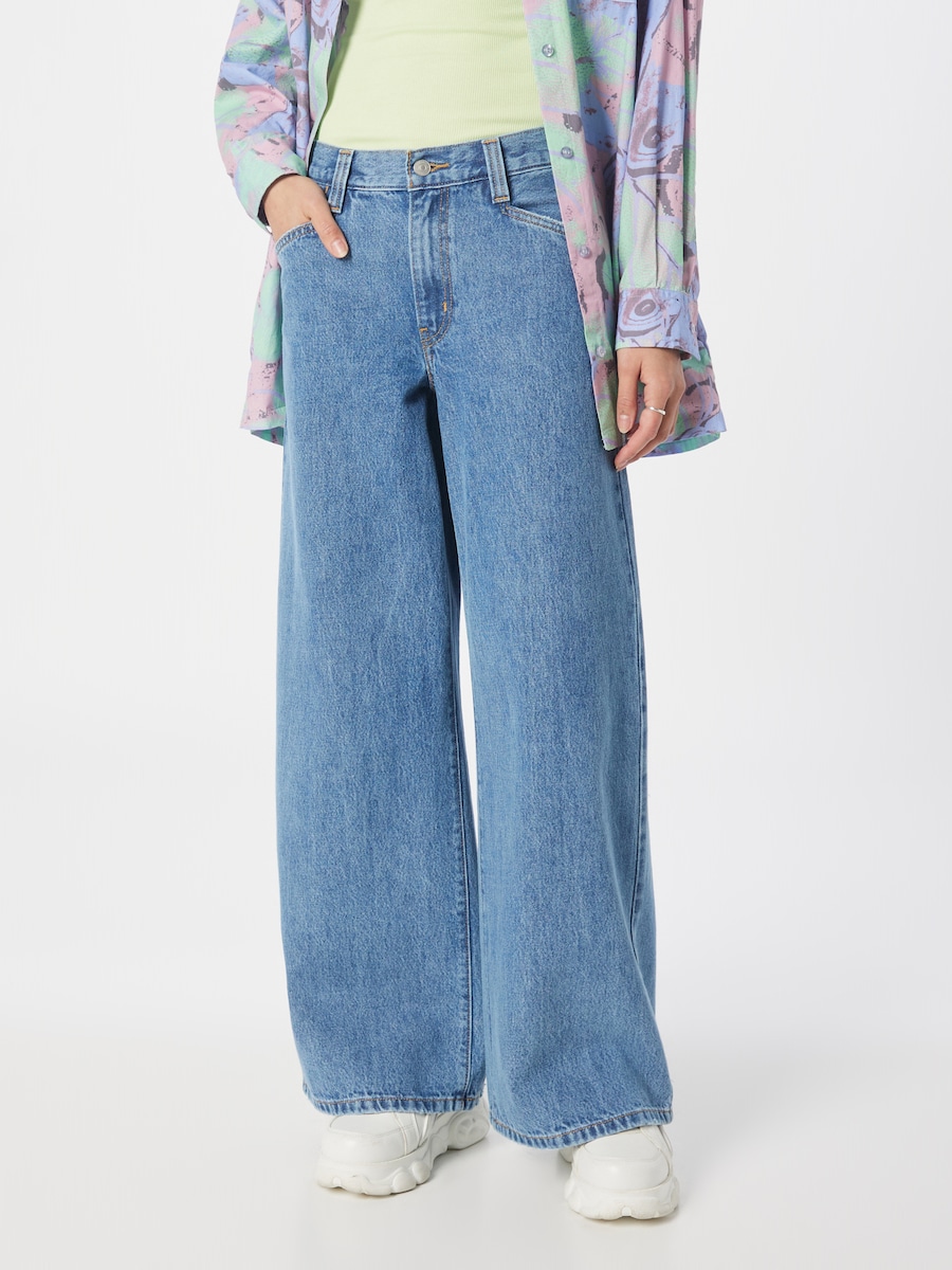 Джинсы с широкими штанинами LEVI'S  94 Baggy Wide Leg, Blue Denim — фото 3
