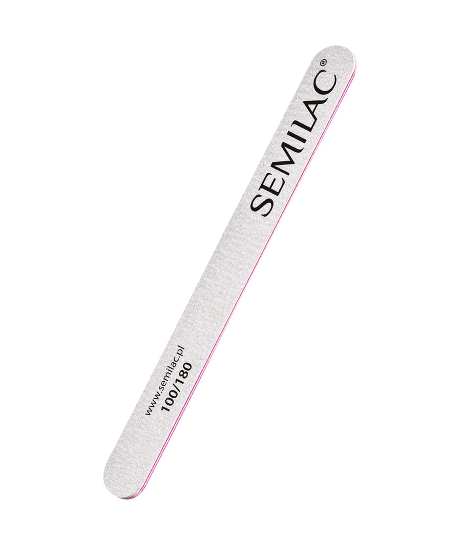 

Пилочка для ногтей Semilac Nail File Straight 100/180, 1 шт.