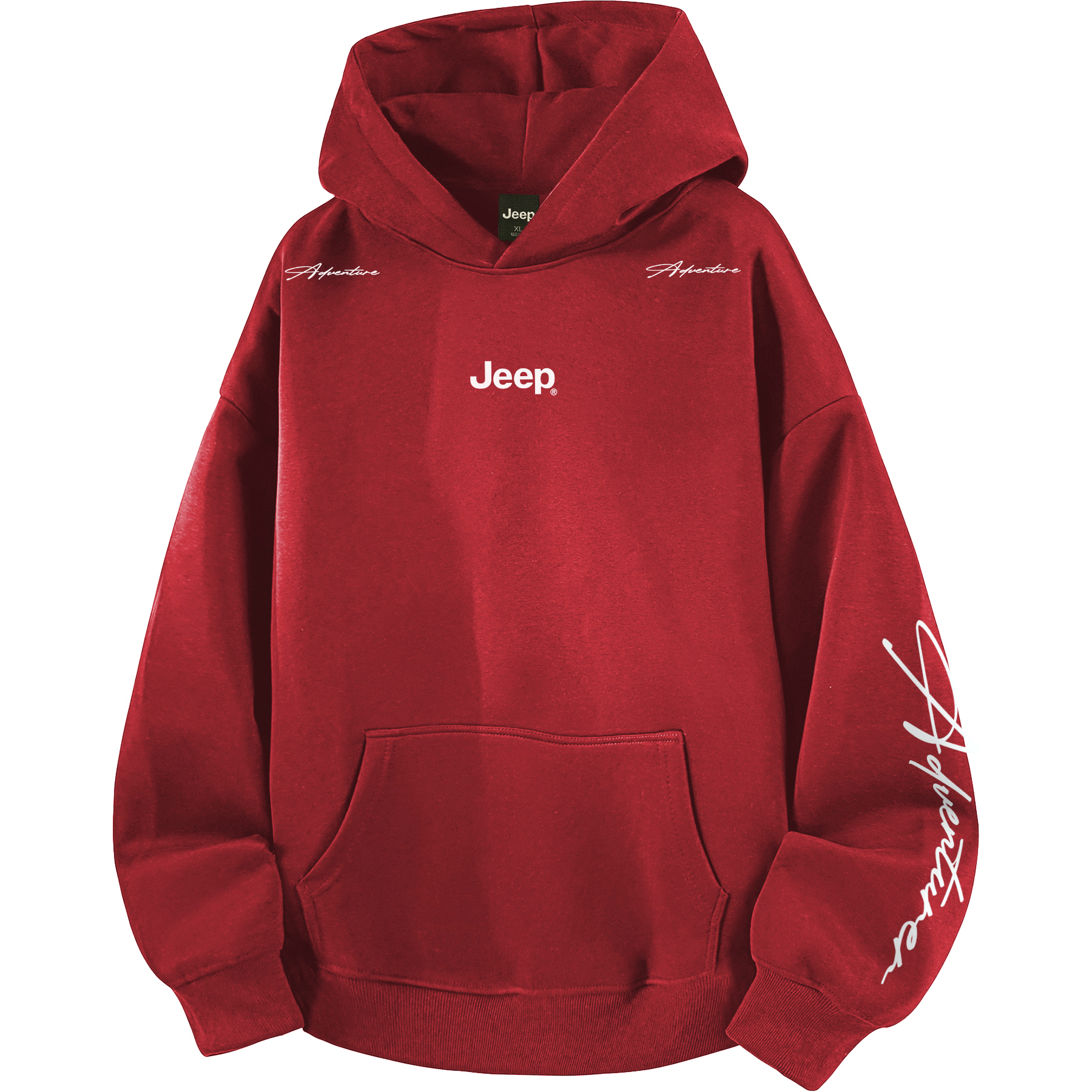 

Свитшот для верховой езды Casual Collection Unisex Jeep, burgundy (fleece-lined)