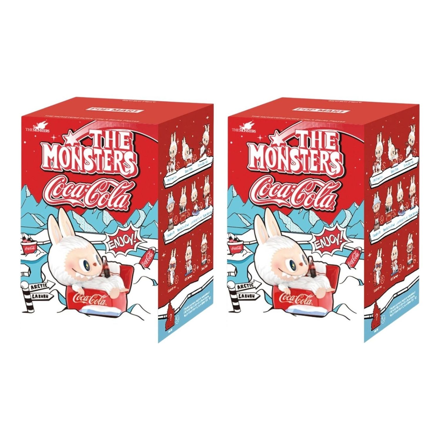 

Лабубу Pop Mart x Coca-Cola The Monsters Labubu Figure Sealed Case (2 Blind Boxes)