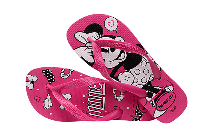 Шлепанцы Disney X женские розовые Havaianas