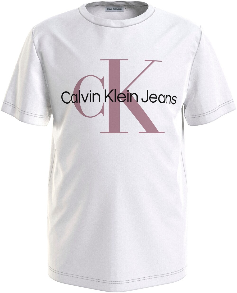 

Футболка детская Calvin Klein с большим логотипом бренда, белый