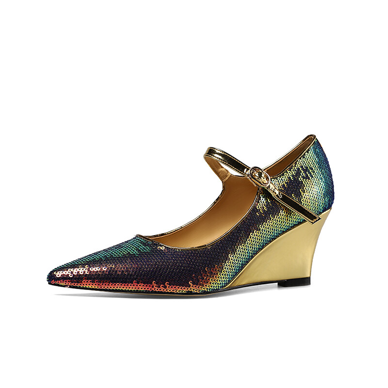 

Туфли Мэри Джейн женские Gredio, цвет Iridescent gold