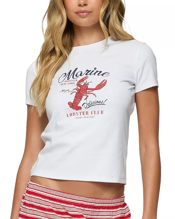 

Футболка клуба любителей лобстеров Edikted, белый