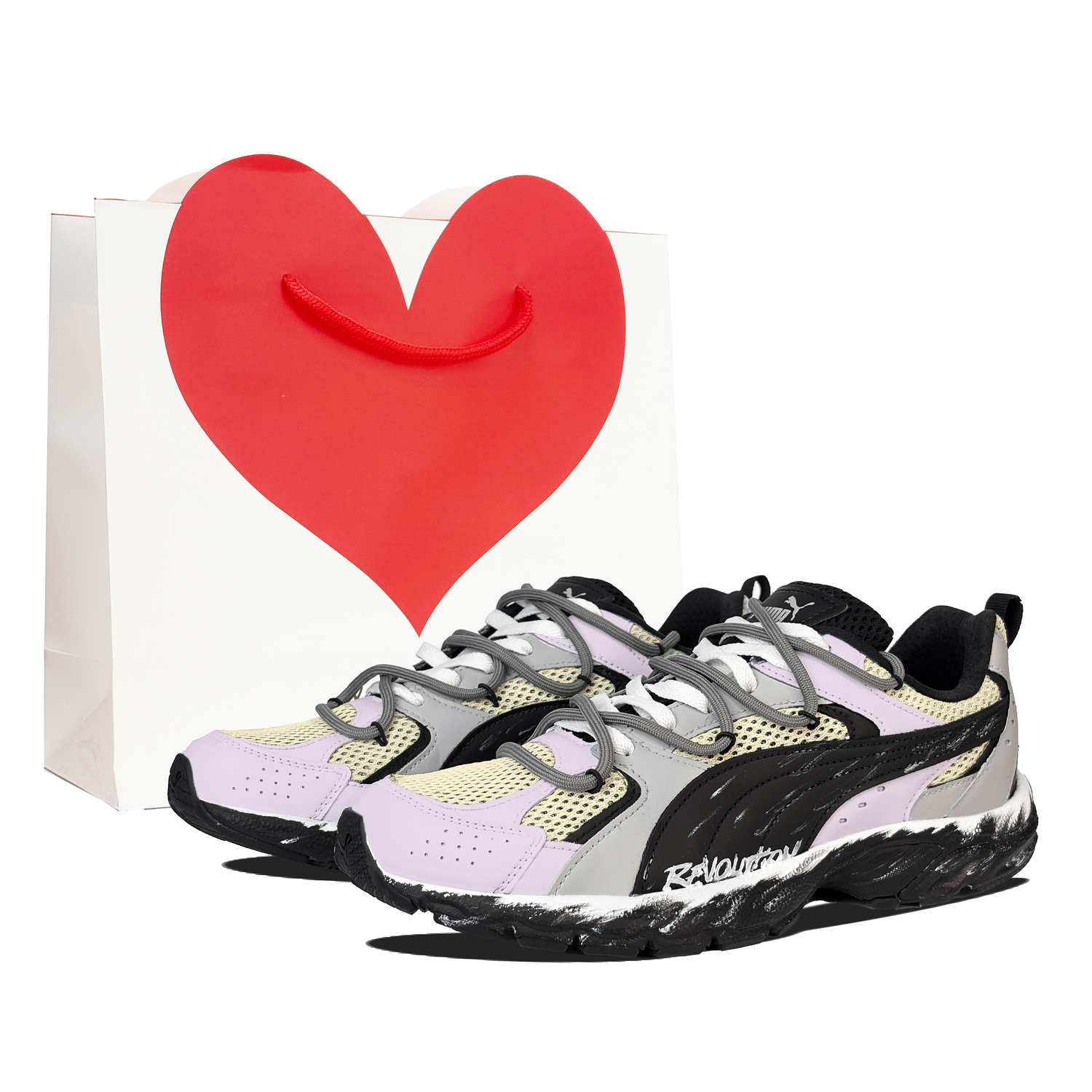 

PUMA Мужские и женские кроссовки Milenio для бега с низким верхом, устойчивые к истиранию, дышащие, серые с фиолетовым