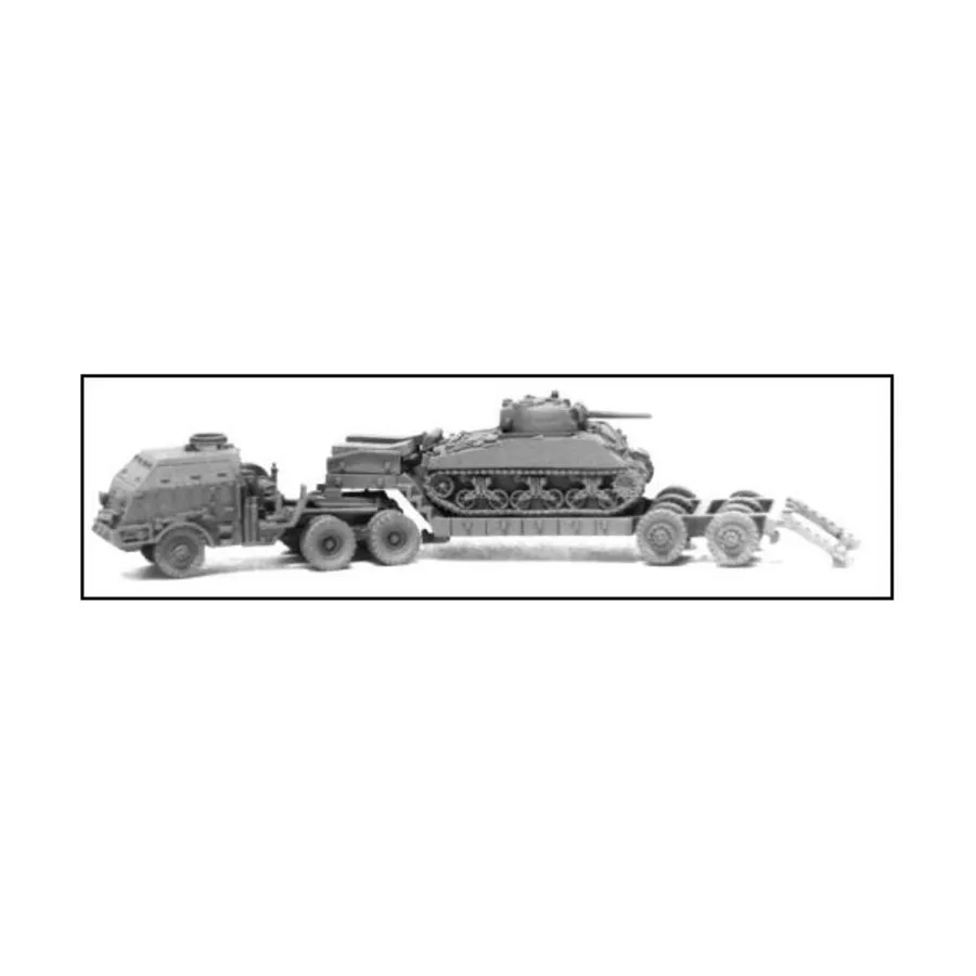

Танк-транспортер М26, WWII Micro Armour - United States - Recovery Vehicles & Transporters (1:285)