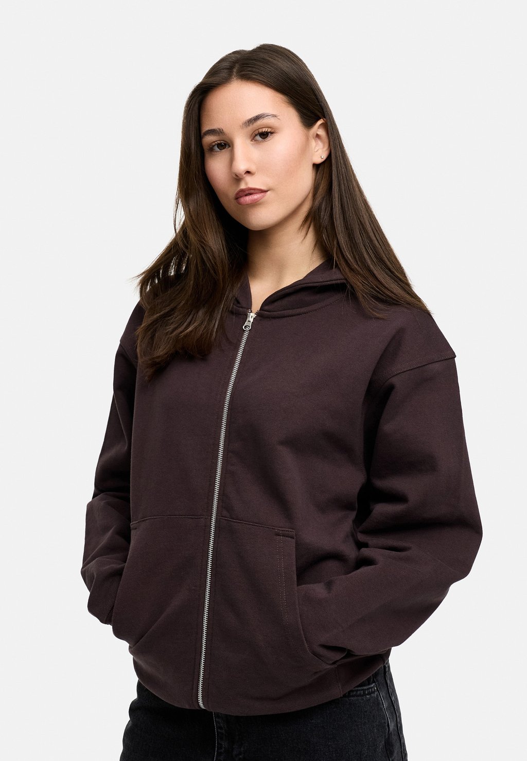 

Толстовка на молнии One Redox, коричневый