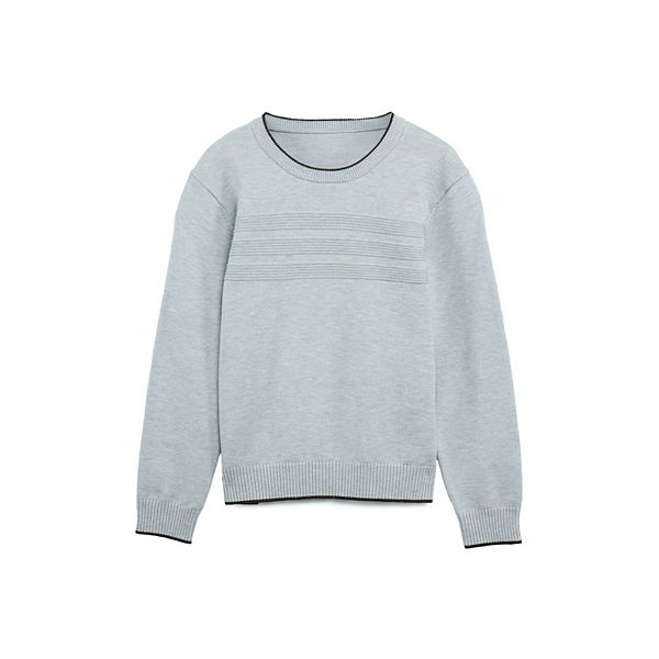 

Свитер с ребристой отделкой Boy's Moto Rawx, Grey