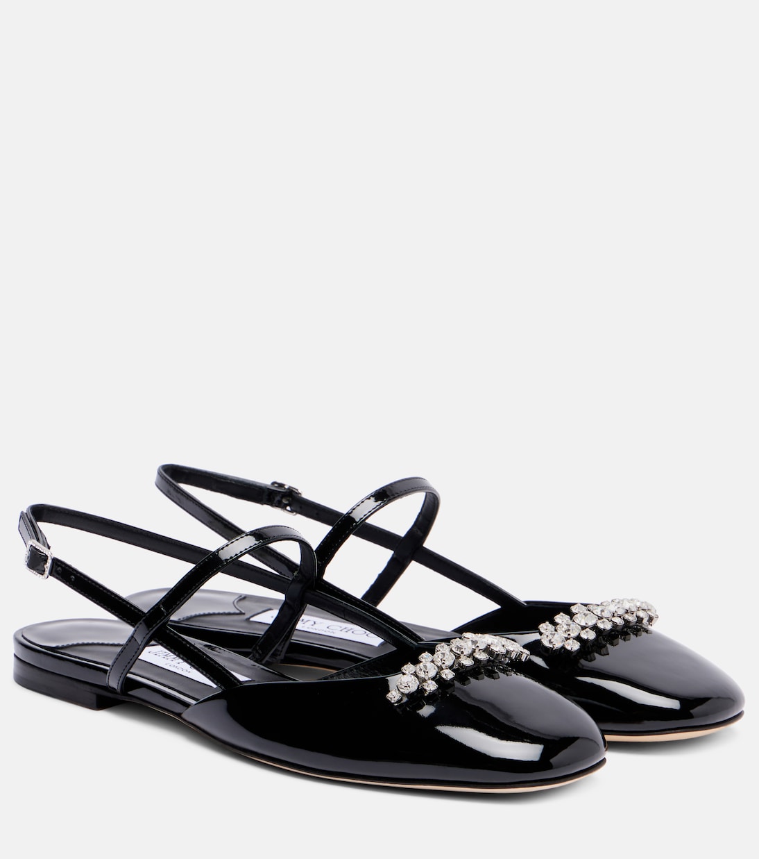 Туфли Belinda с декором из лакированной кожи Jimmy Choo, черный