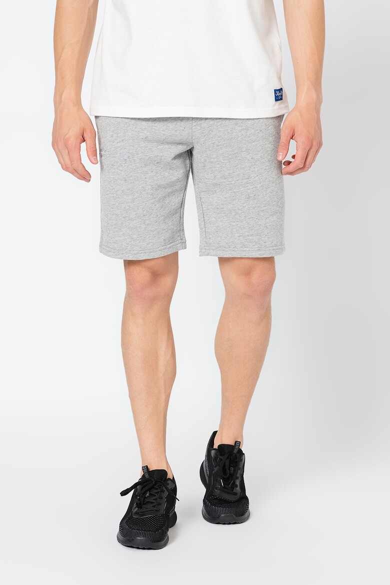 

Хлопковые шорты с галстуком Superdry, серый
