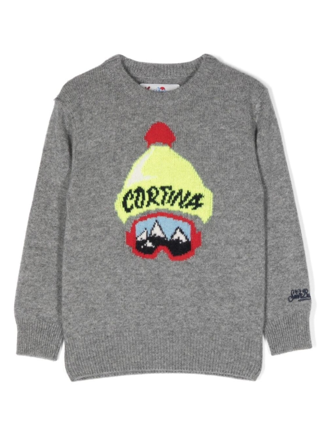 

Mc2 Saint Barth джемпер Cortina вязки интарсия, серый