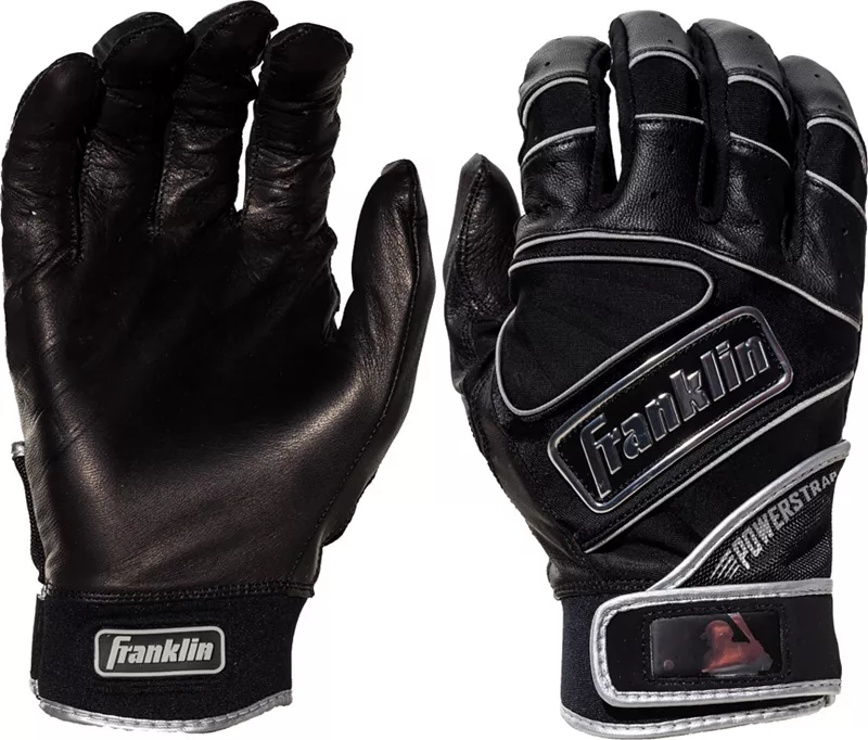 

Хромированные перчатки Franklin для взрослых Powerstrap, черный