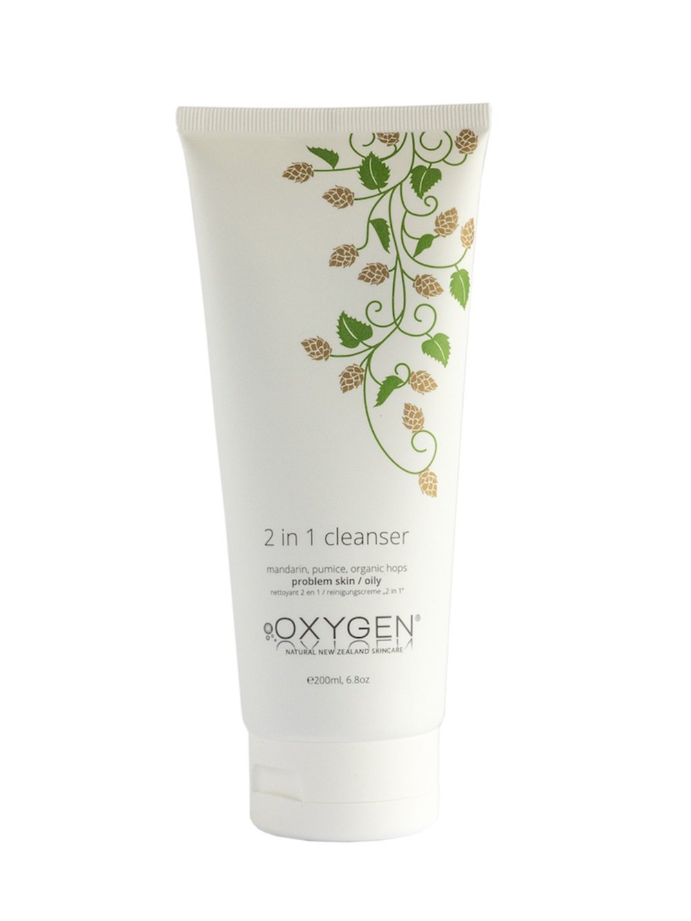 Гель для умывания Oxygen natural NZ skincare — Двухфазный очищающий гель , Pear, 200 мл