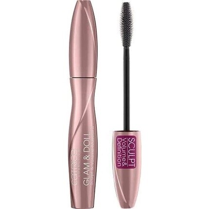 

Тушь для ресниц Glam & Doll Sculpt & Volume 010 Black, 9,5 мл — веганская, без спирта, Catrice