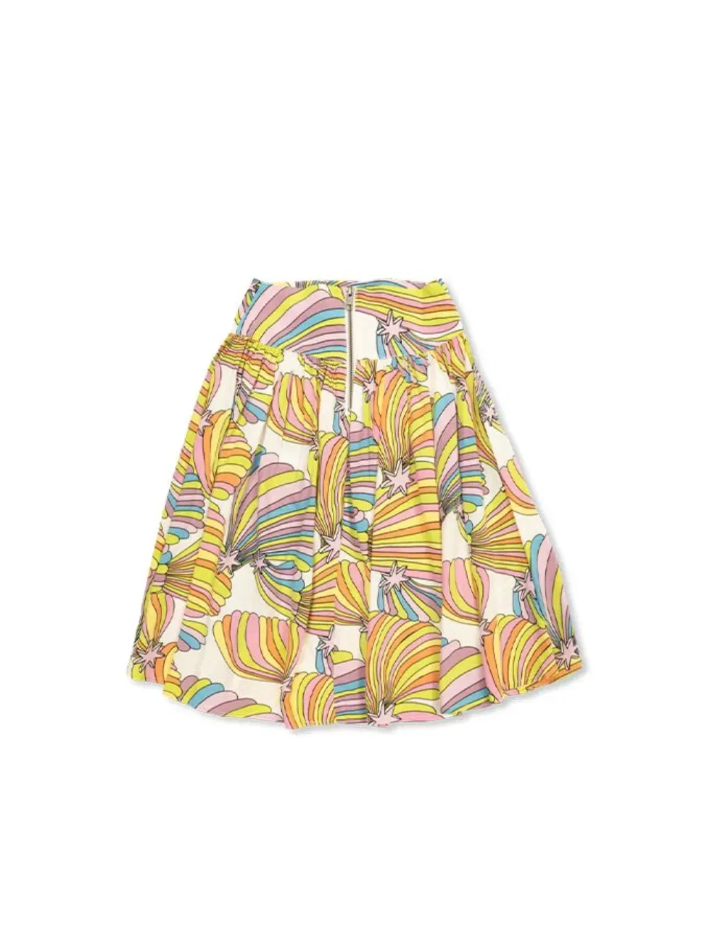 Юбка с узором Stella Mccartney Kids, желтый — фото 2