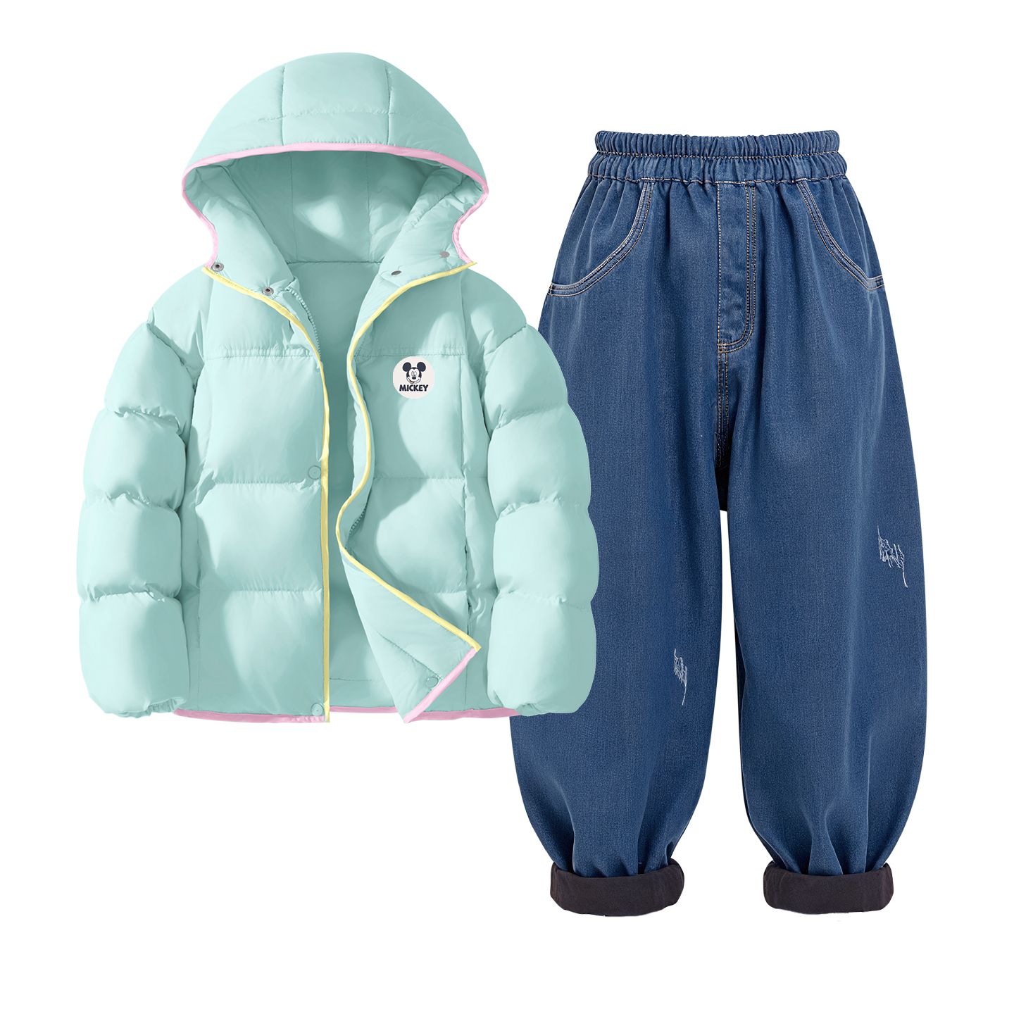 

Детская повседневная спортивная одежда Disney, светло-голубой