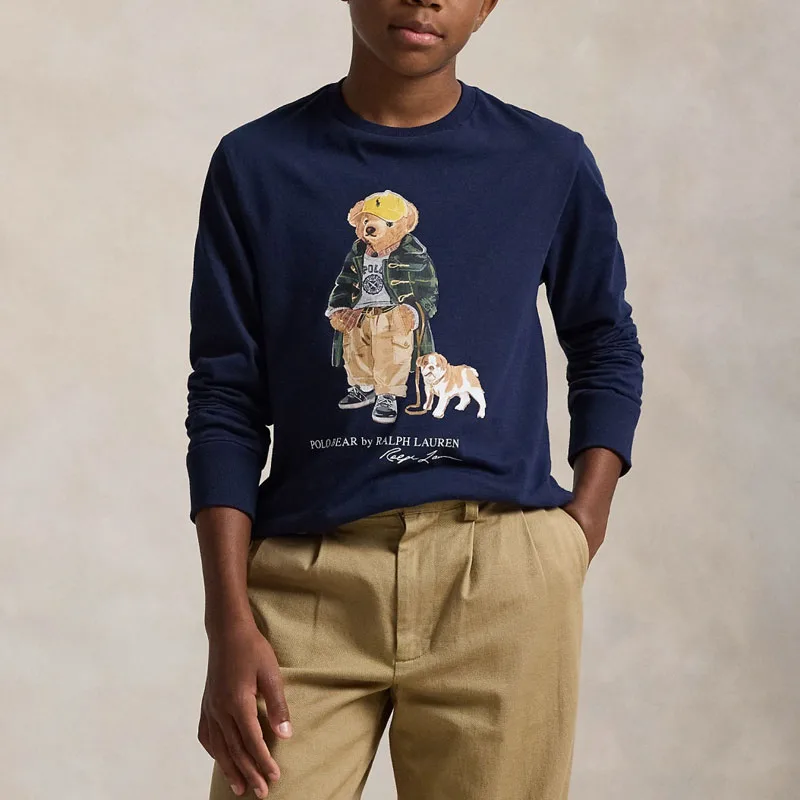Футболка детская Polo Ralph Lauren, Elegant Dark Blue — фото 4