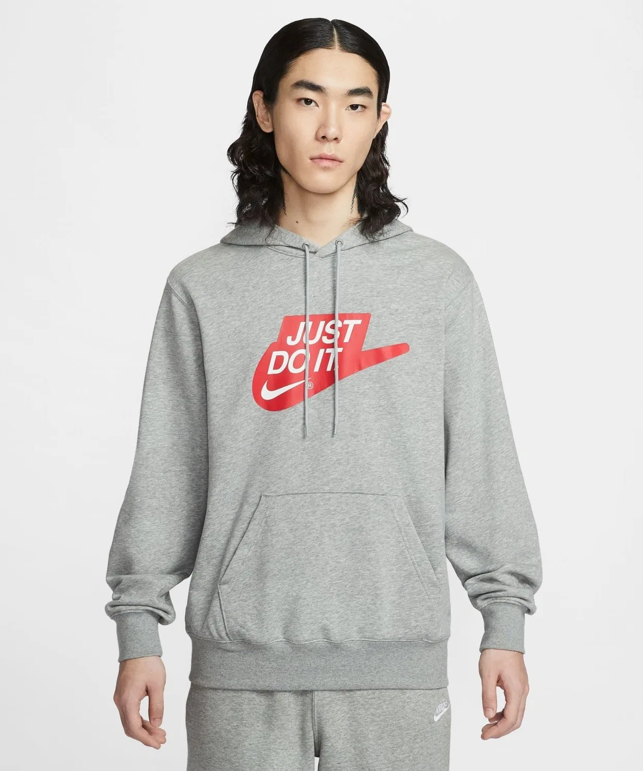 Толстовка Nike Club FT HDY JDI, серая