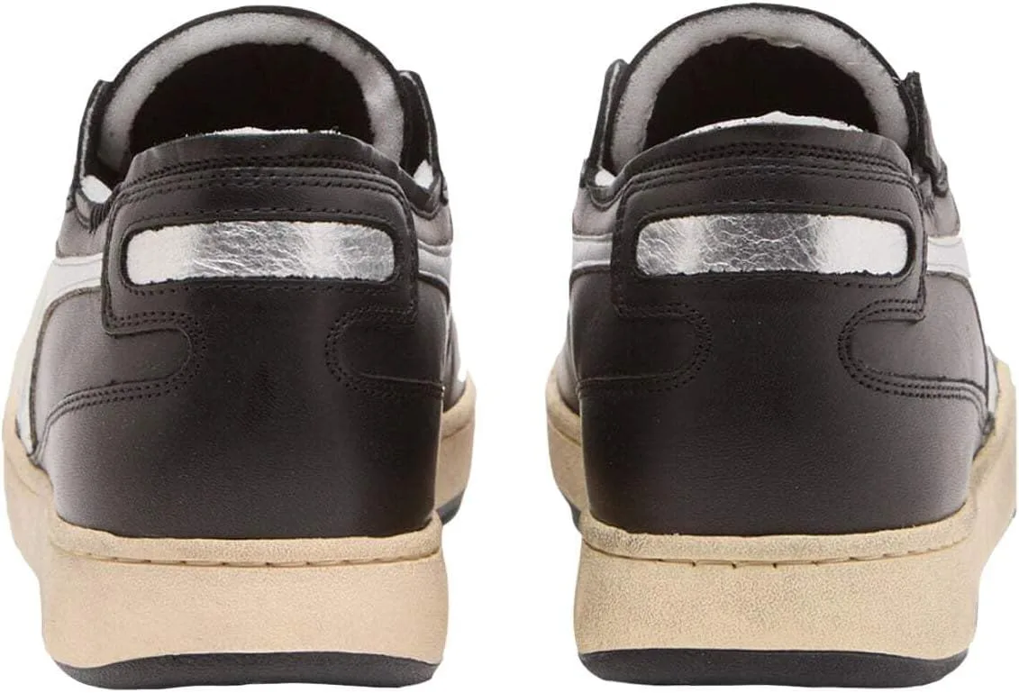 Кроссовки Diadora Mi Basket Row Cut, черный — фото 3