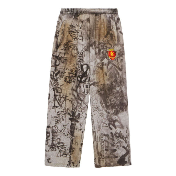 

Брюки skater graffiti baggy sweatpants 'heather grey' Balenciaga, серый