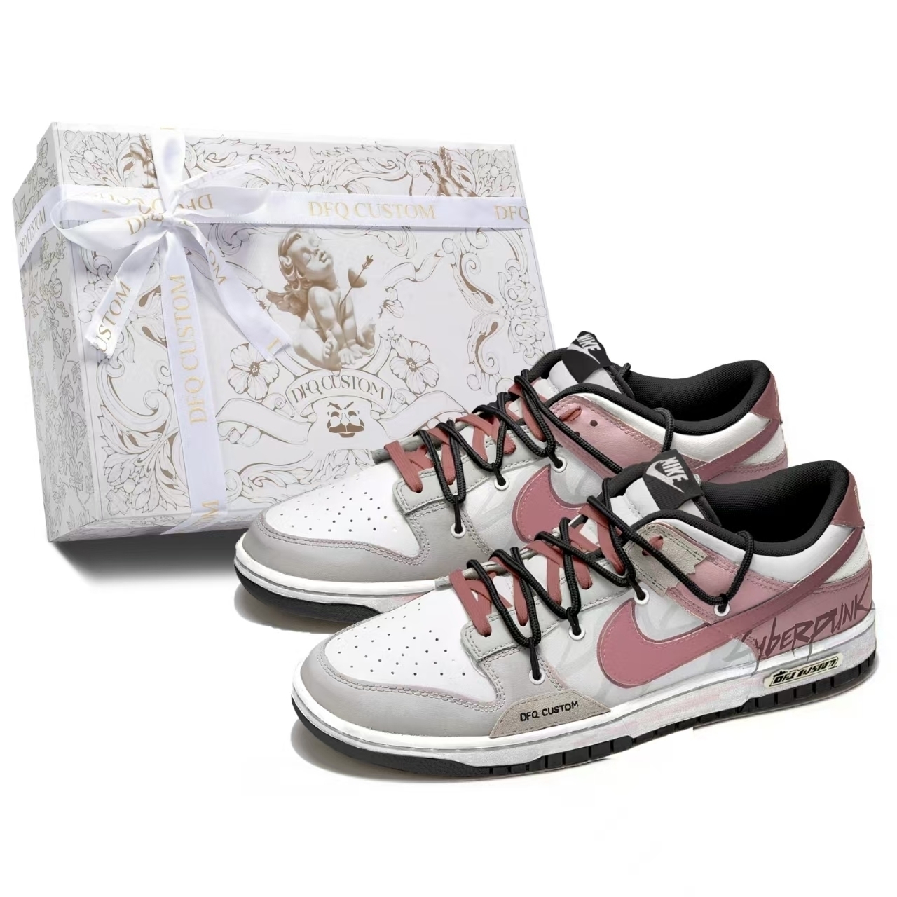 

Детские скейтерские кроссовки Dunk Kids Nike, белый