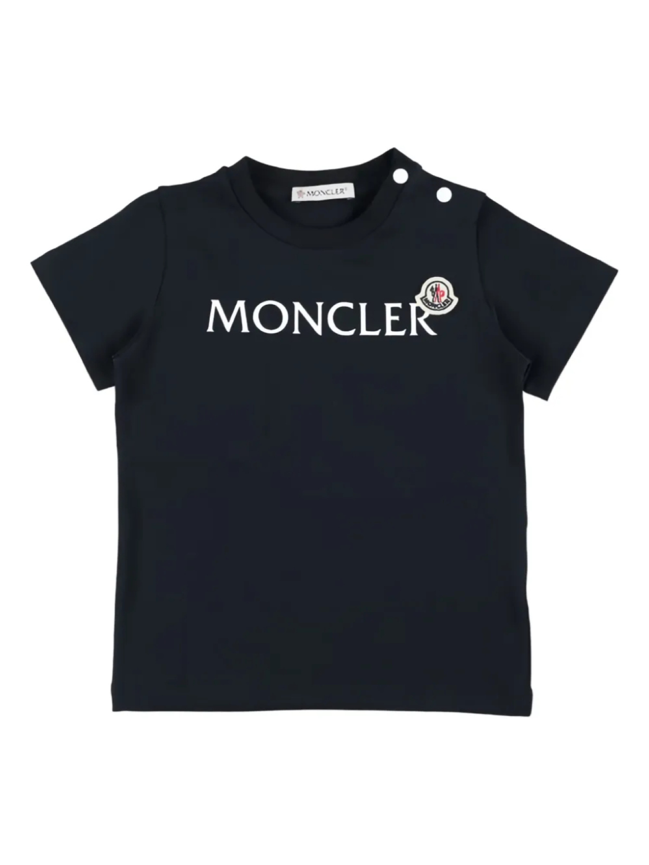 

Moncler Enfant футболка с логотипом, синий