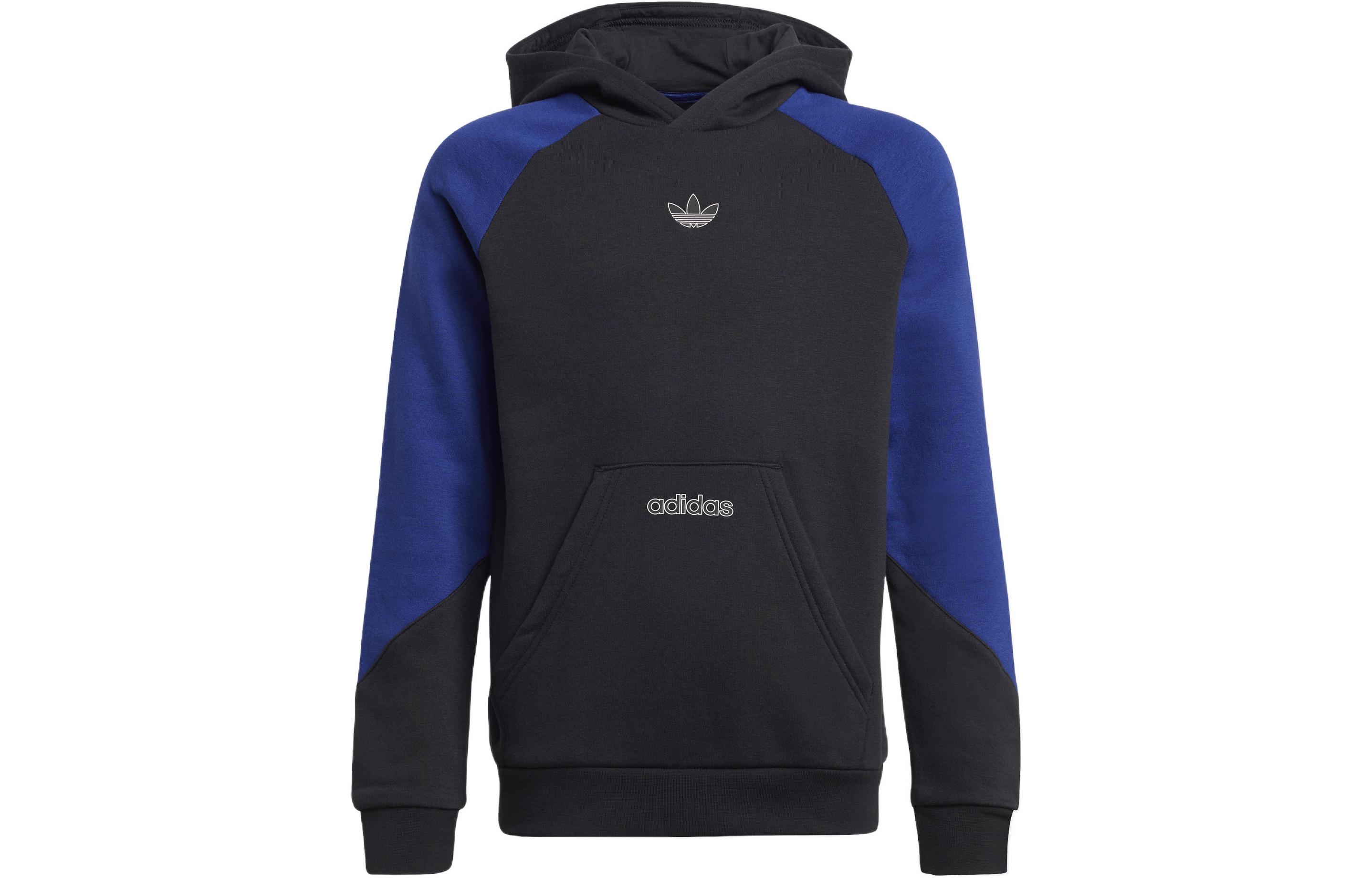 Свитшот Adidas Originals для младших школьников, сине-черный — фото 2