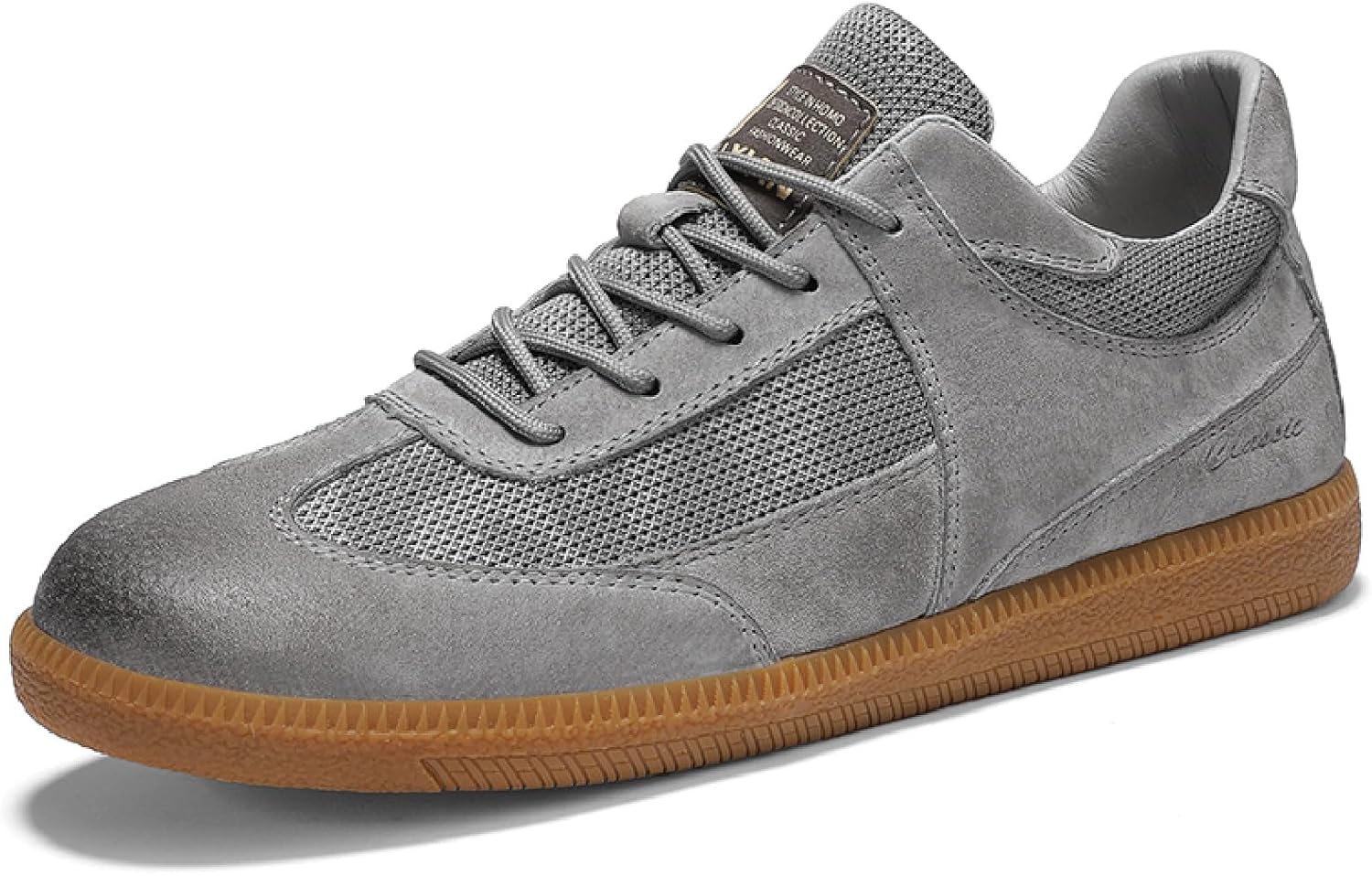 

Мужские модные кроссовки Asifn, противоскользящие, дышащие, для вождения, для прогулок на улице, легкие кеды, серый