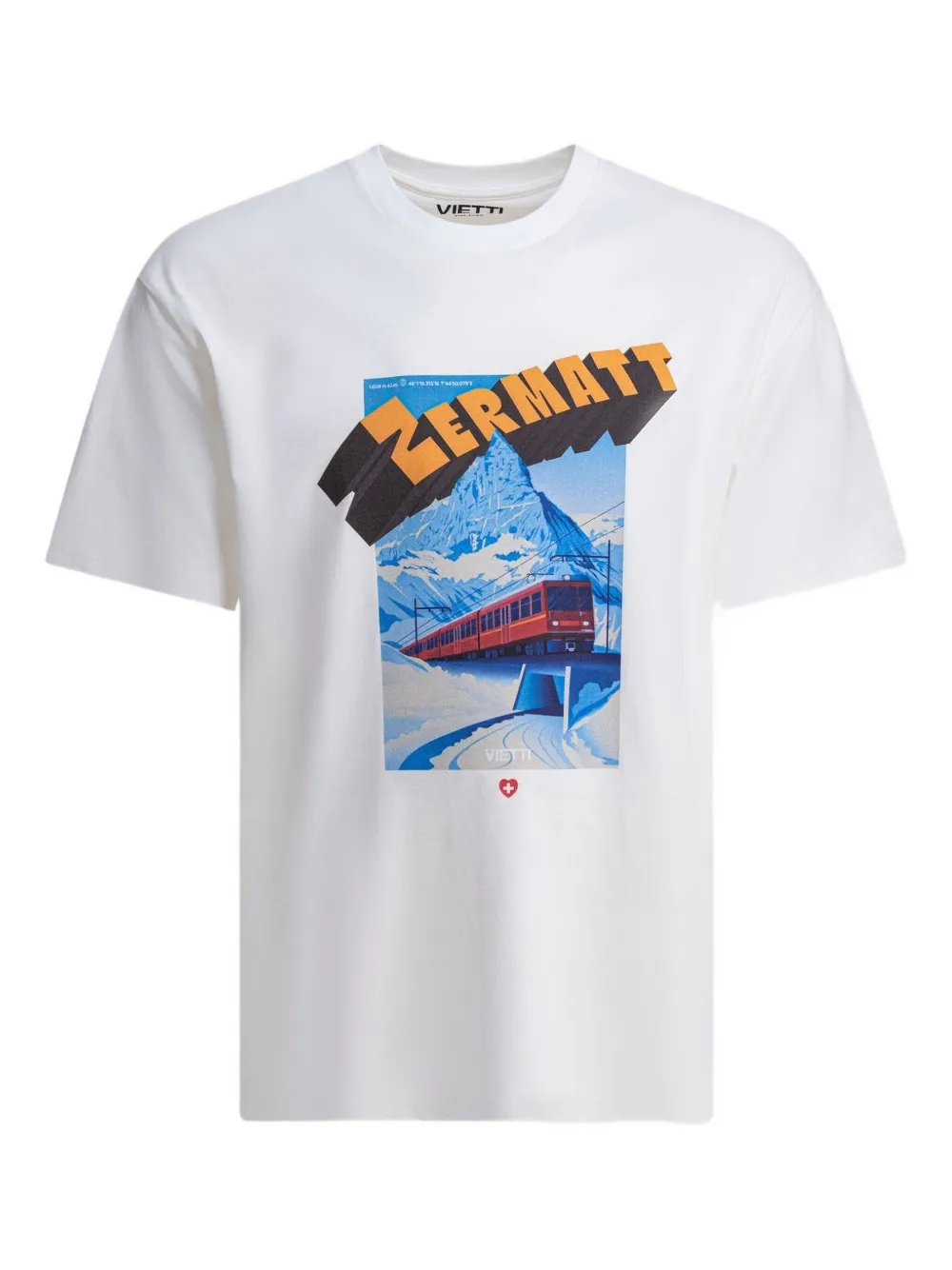 

Футболка с графичным принтом VIETTI MERCHANDISE, белый