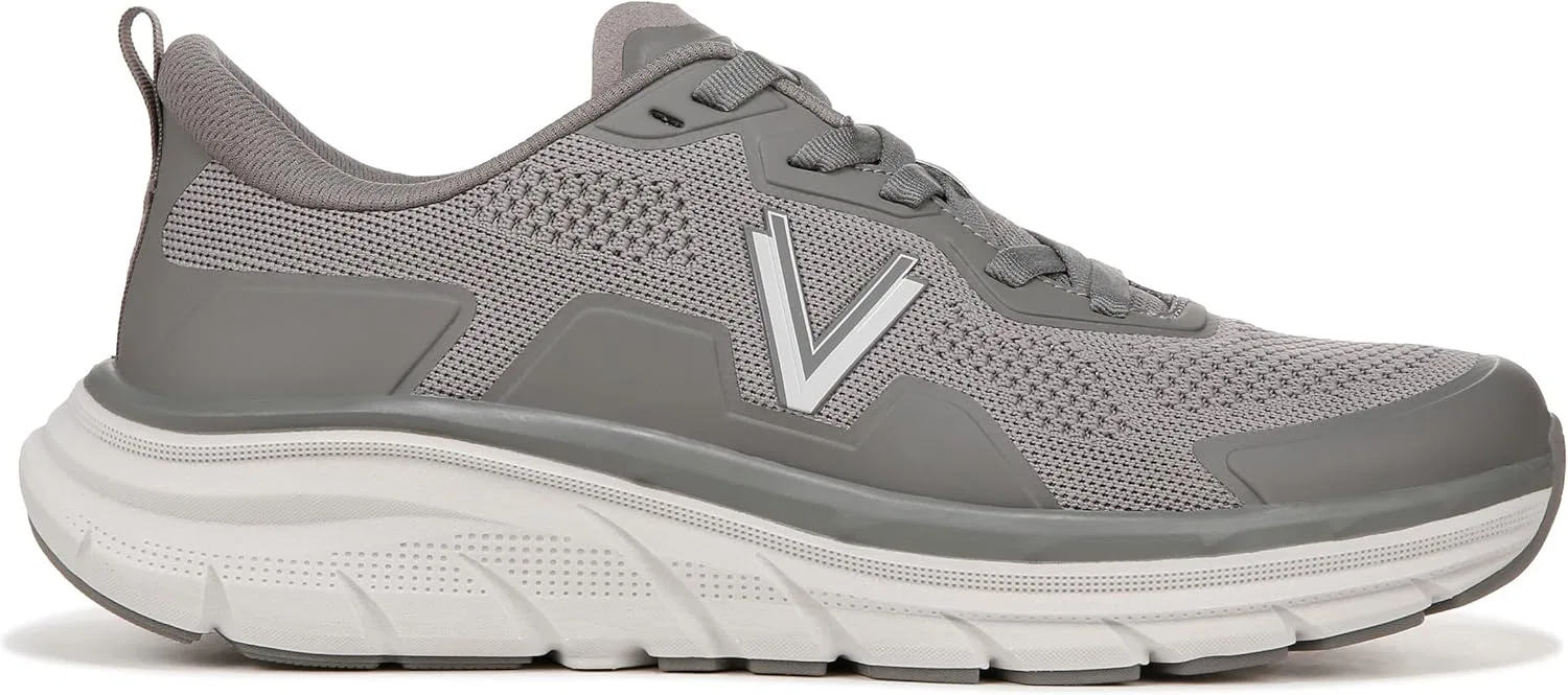 Мужские кроссовки Vionic Walk Max на шнуровке, 2-Charcoal Grey Knit — фото 3