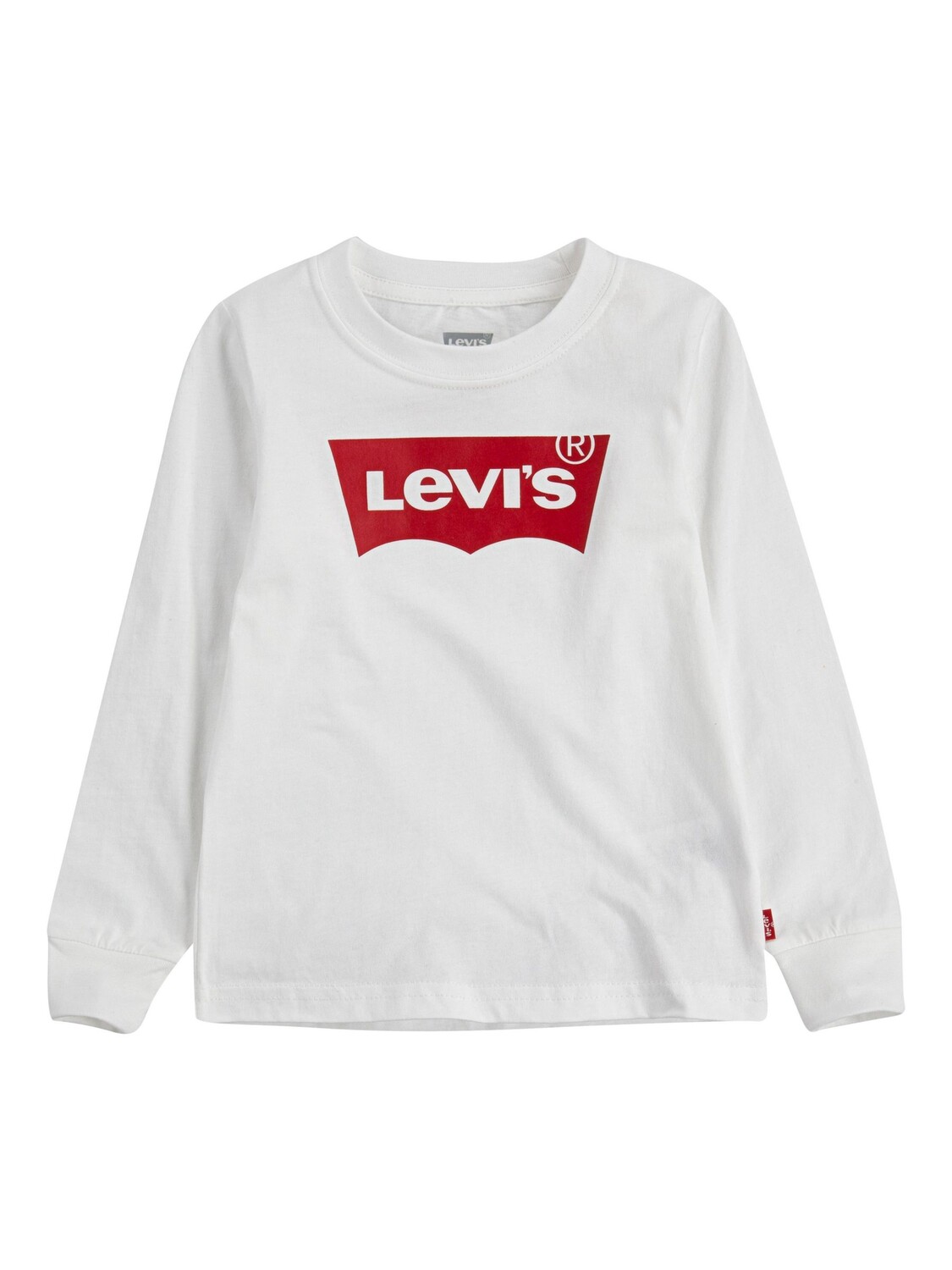 Детская футболка с логотипом Летучая мышь Levi's, белый — фото 3