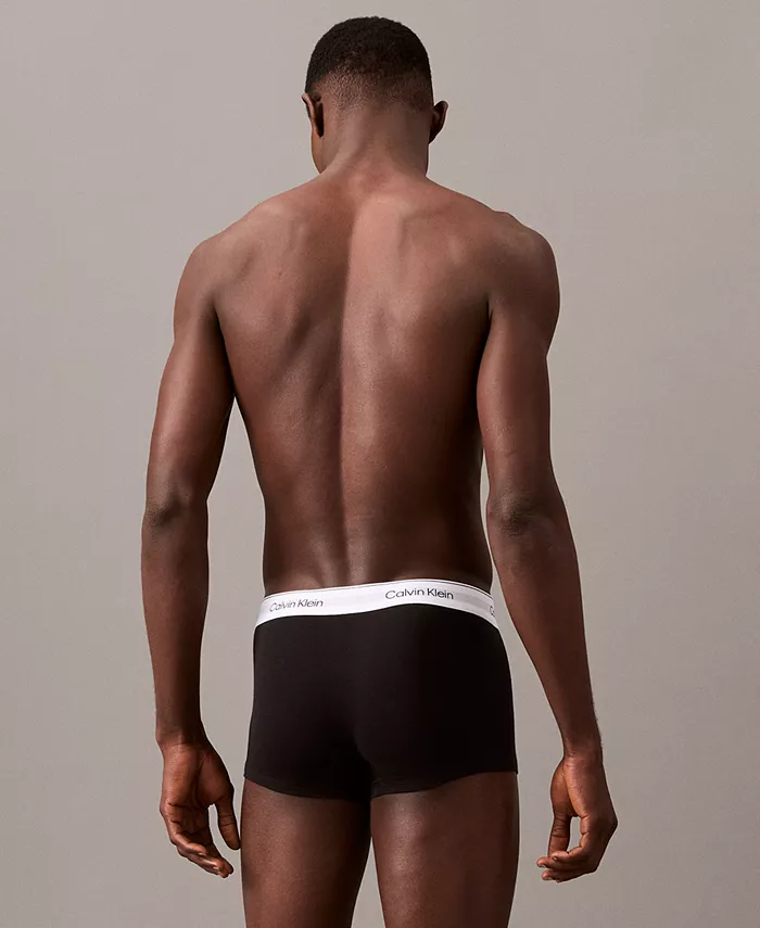 Мужские трусы-боксеры Icon Stretch Low Rise, 3 шт Calvin Klein, черный — фото 2