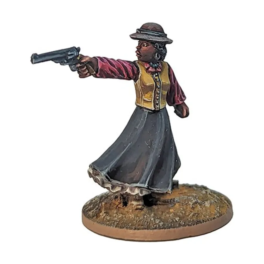 

Легенда Запада - Натали «Нейт» Лав, Dead Man's Hand Miniatures (28mm)