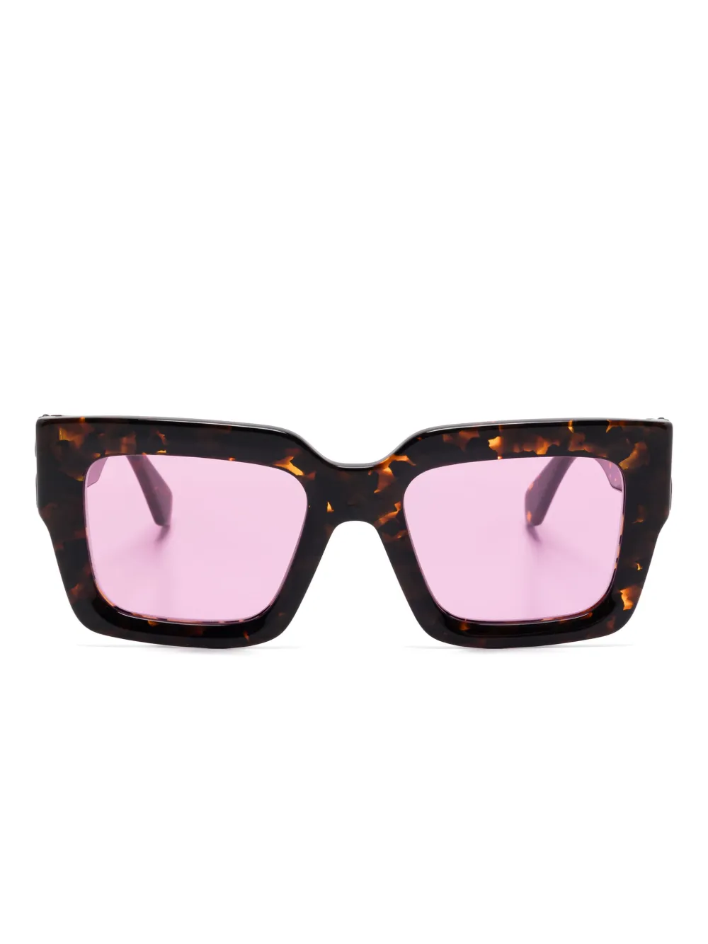 

Солнцезащитные очки в квадратной оправе Off-White, коричневый