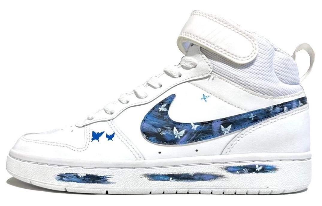 

Кроссовки Nike Court Borough 2 Skateboarding Shoes Women's Mid-top White/blue, белый