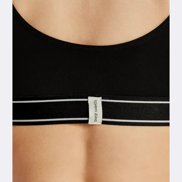 Топ без косточек узкого кроя Tommy Hilfiger, черный — фото 4