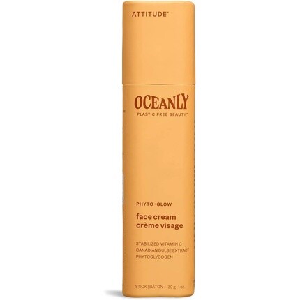 

ATTITUDE Oceanly Крем-стик для лица Проверено EWG Не содержит пластика Растительные и минеральные ингредиенты Веганские продукты для ухода за кожей PHYTO GLOW Без запаха 30 грамм