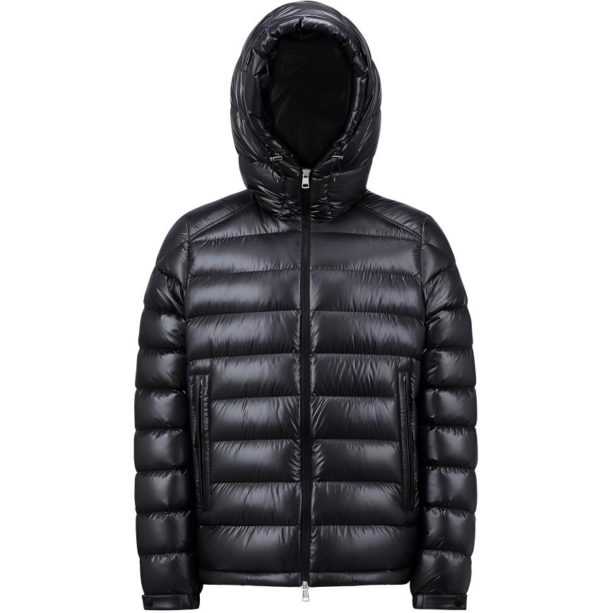 

Пуховик мужской черный Moncler