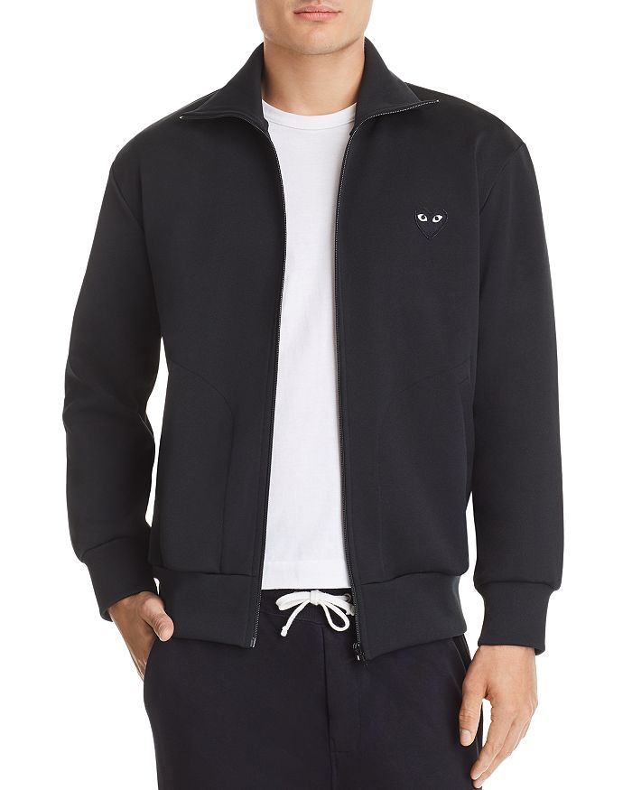

Спортивная куртка с аппликацией в виде сердца Comme Des Garcons PLAY, черный