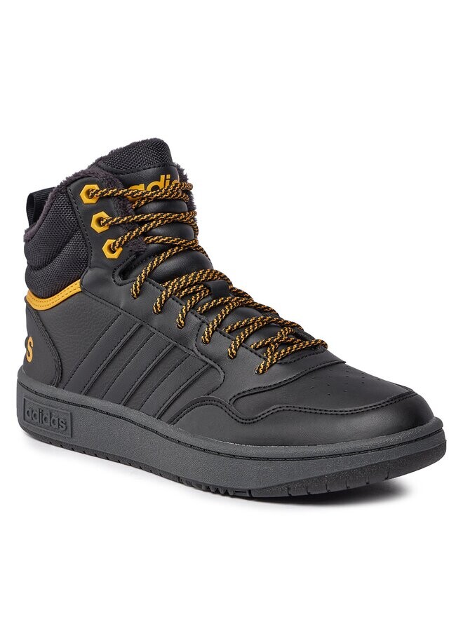 Кроссовки Hoops 3.0 Mid adidas, черный — фото 2