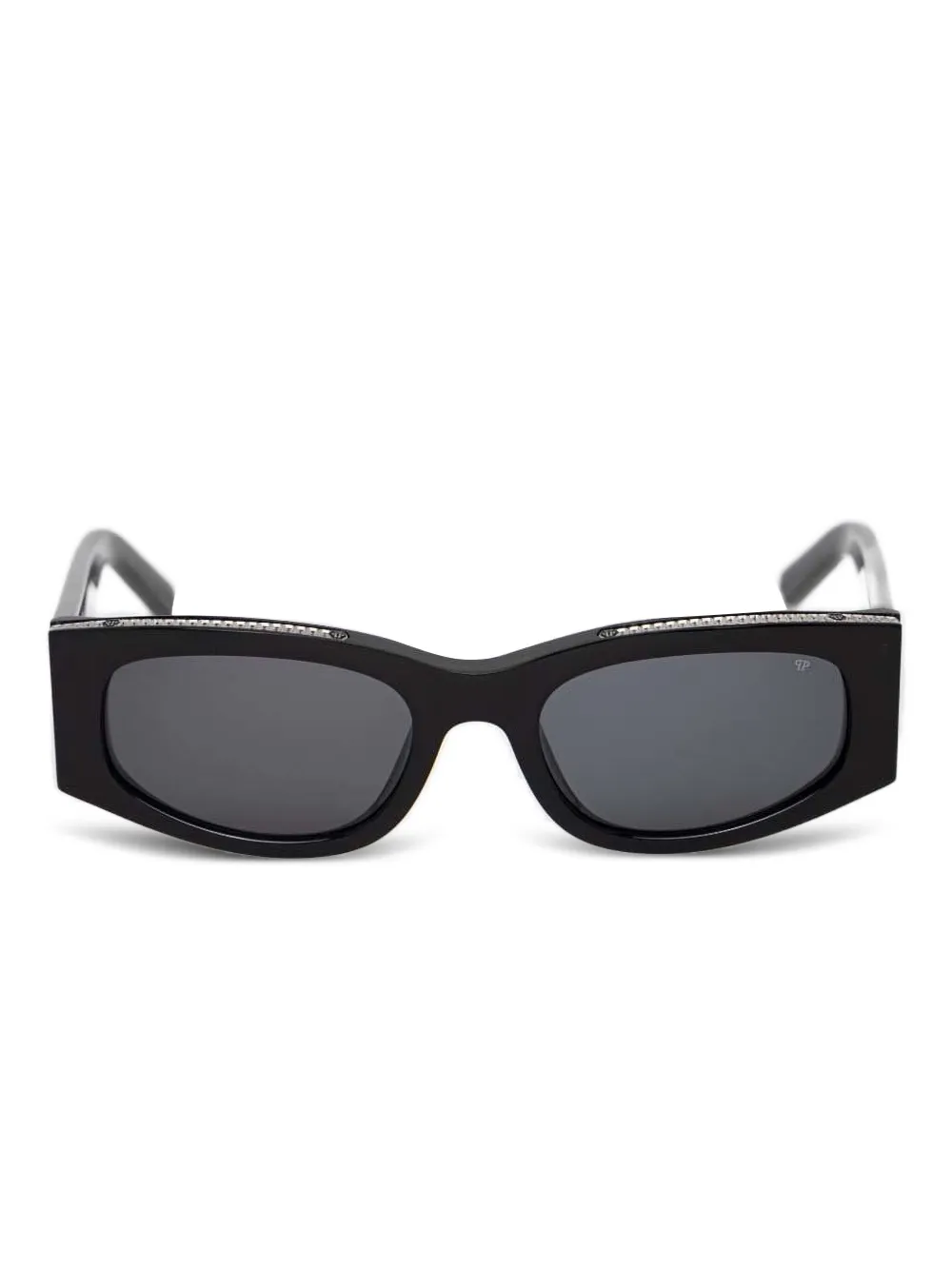 

Солнцезащитные очки в прямоугольной оправе Philipp Plein Eyewear, черный