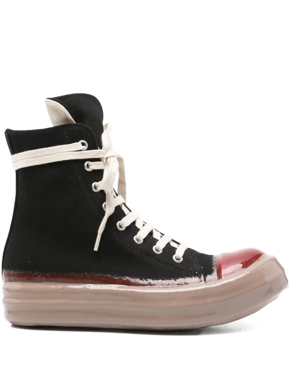 Высокие кроссовки на шнуровке Rick Owens DRKSHDW, черный