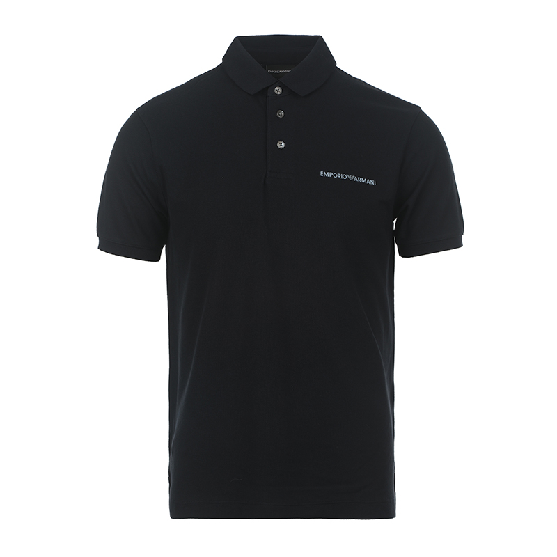 

EMPORIO ARMANI Мужская поло темно-синего цвета, Синий, EMPORIO ARMANI Мужская поло темно-синего цвета