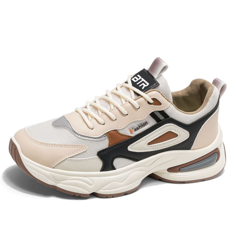 

Износостойкие низкие кроссовки на массивной подошве для мужчин BTR, Beige