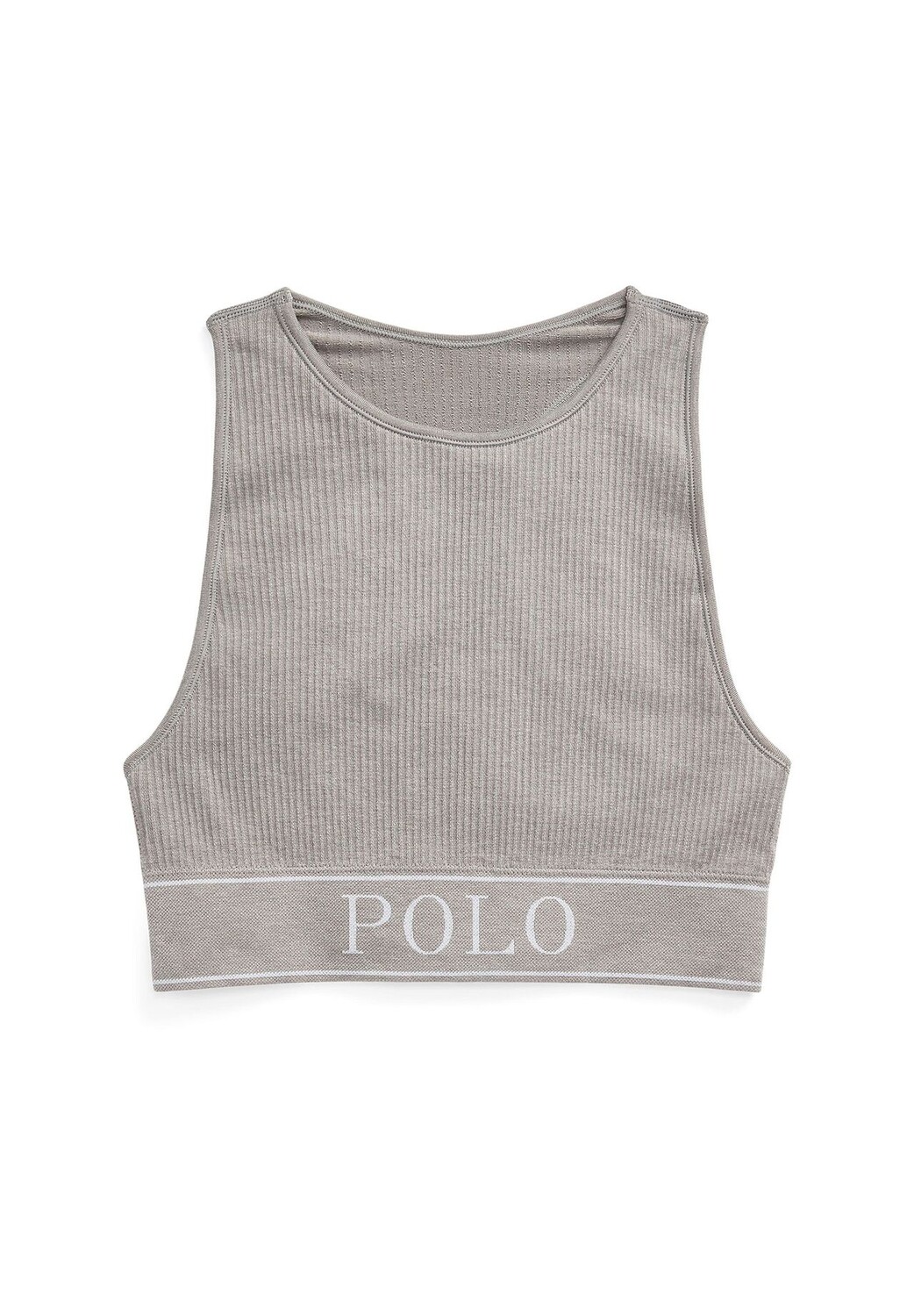 

Топ-бюстье с воротником POLO RALPH LAUREN, цвет Heather Grey