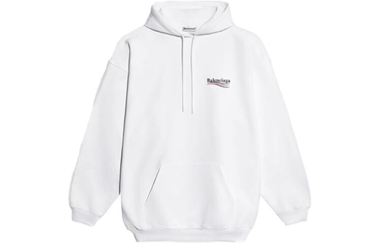 

Толстовка женская Balenciaga с капюшоном и карманом, белый